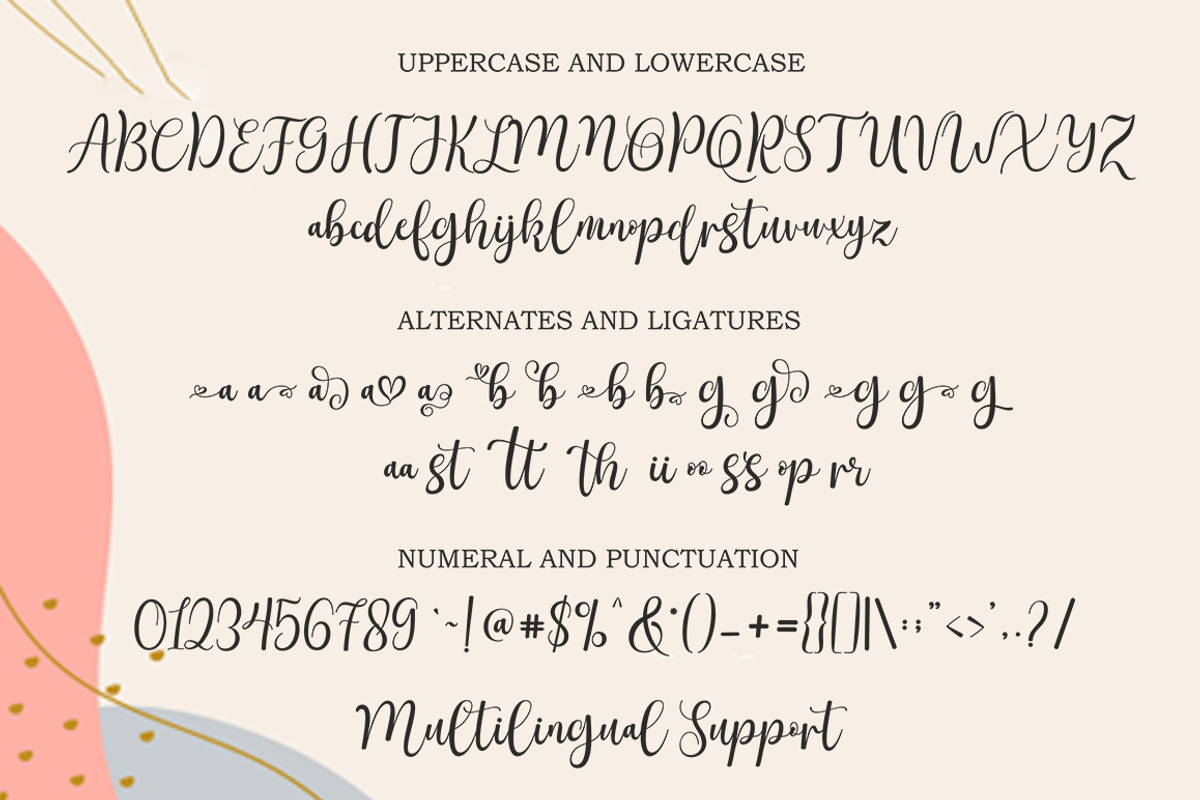 Anastasha Script, a Script Font by Rotterlab Studio (Photo 6 of 7)