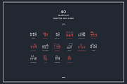 Coworking icons, an Outline Icon by Somewan draws (Thumbnail 5 of 5)