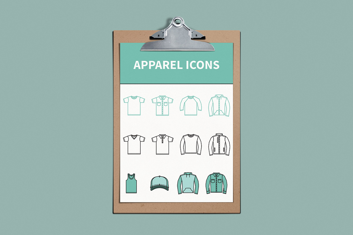 Apparel Icon Set - Stroke & Expanded, an Icon by SLTFNDRY (Photo 4 of 4)