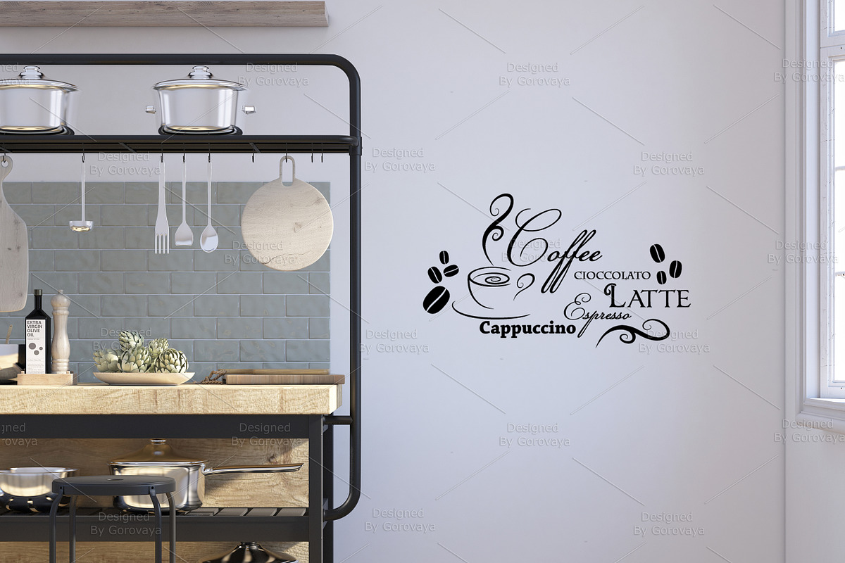 Interior Mockup, Italian Kitchen, a Product Mockup by Designed By Gorovaya (Photo 3 of 6)