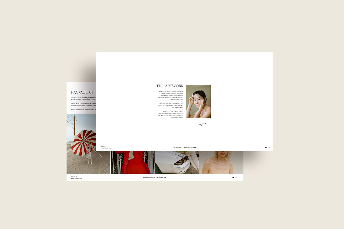 Fashion Editorial Canva Template, a Presentation Template by Seventh Made (Photo 2 of 4)