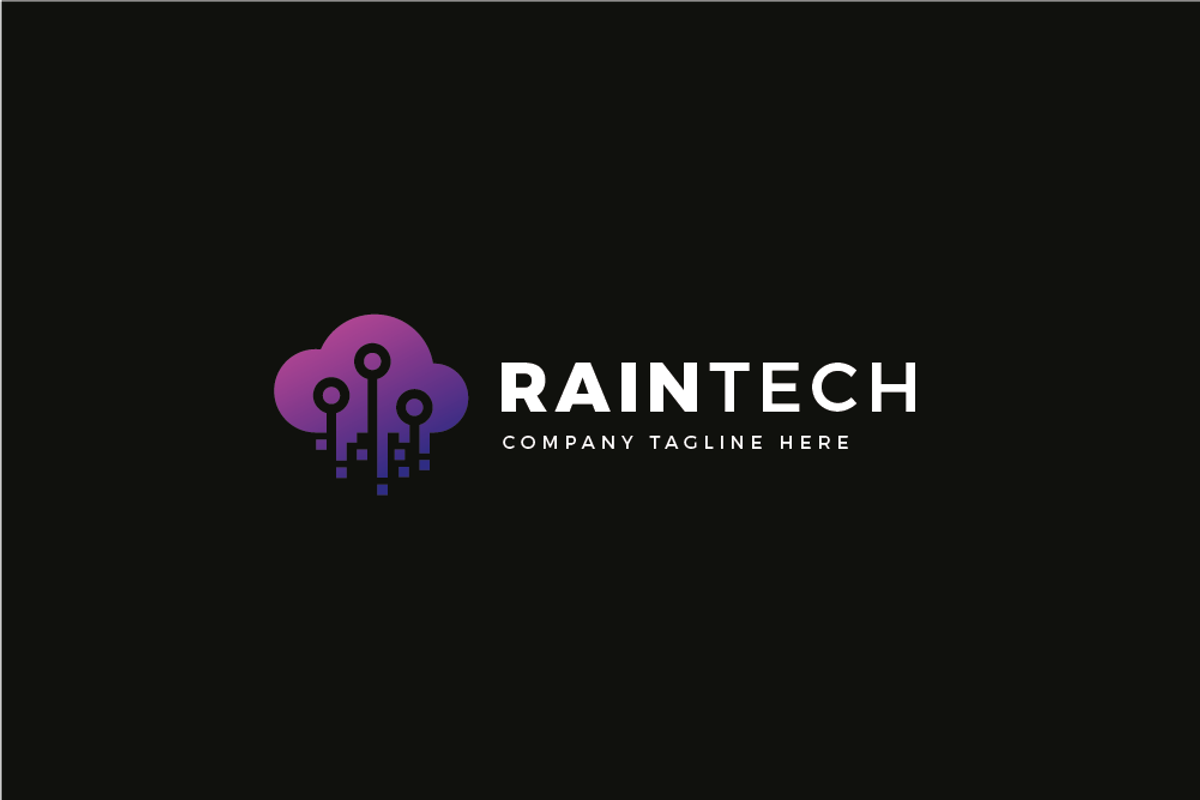 Rain Tech Logo, a Branding & Logo Template by ehaezer (Photo 4 of 6)