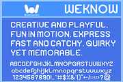 Bicycle Motion font, a Sans Serif Font by weknow (Thumbnail 3 of 8)