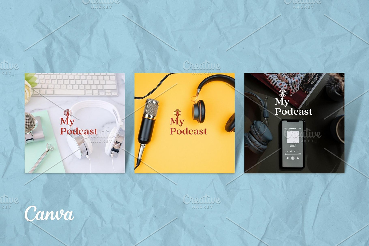 My Podcast - Social Media Template, a Social Media Template by Aji Gallery (Photo 6 of 16)
