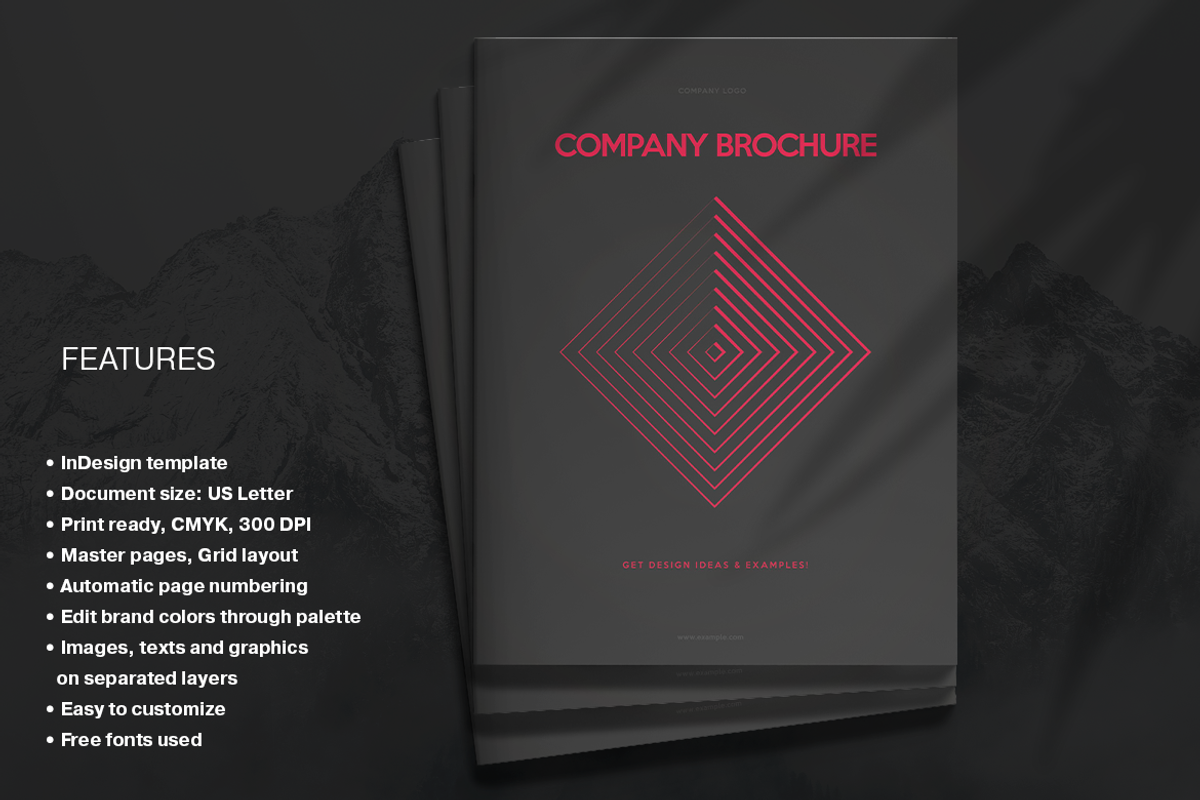 Red & Black Comany Brochure, a Brochure Template by Boris Cupac (Photo 1 of 7)