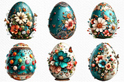Whimsical Easter Egg Clipart Png, an Illustration by Craft Nest (Thumbnail 4 of 10)