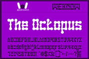 Skeleton Army font, a Blackletter Font by weknow (Thumbnail 2 of 8)