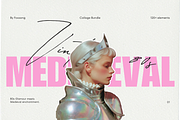 80s Medieval Retro Collage Elements, an Object Graphic by foxsong (Thumbnail 1 of 6)