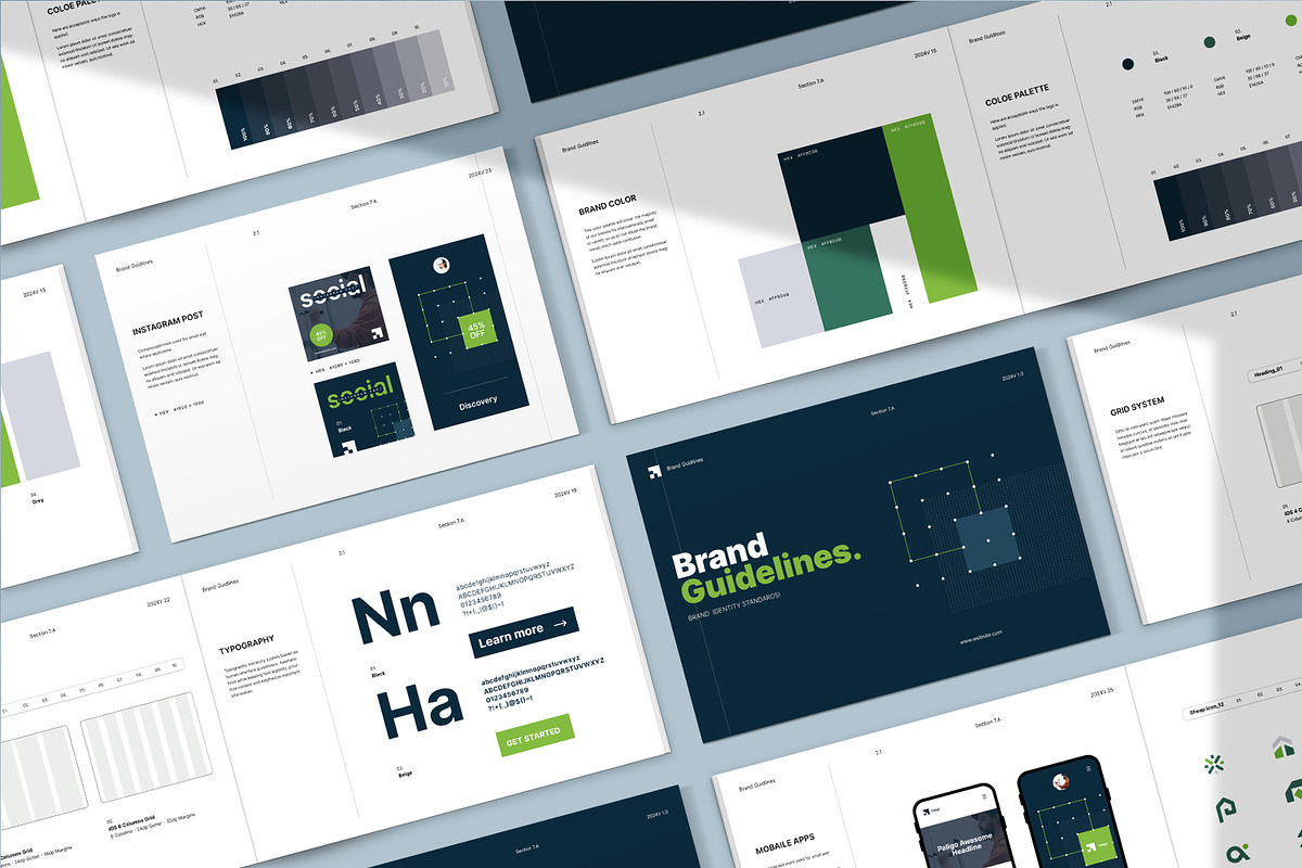 Brand Guidelines, a Brochure Template by S A N D Y (Photo 10 of 15)