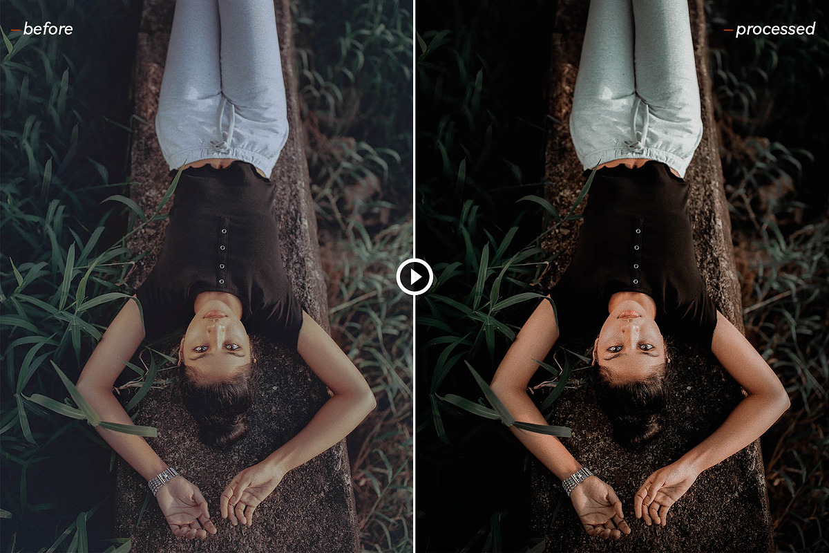 Moody Black - Actions and presets, an Action Add-On by Hydrozi Presets (Photo 5 of 9)