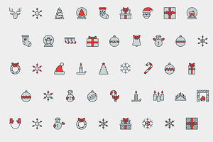 Sale: 45 Christmas Icons Bonus!