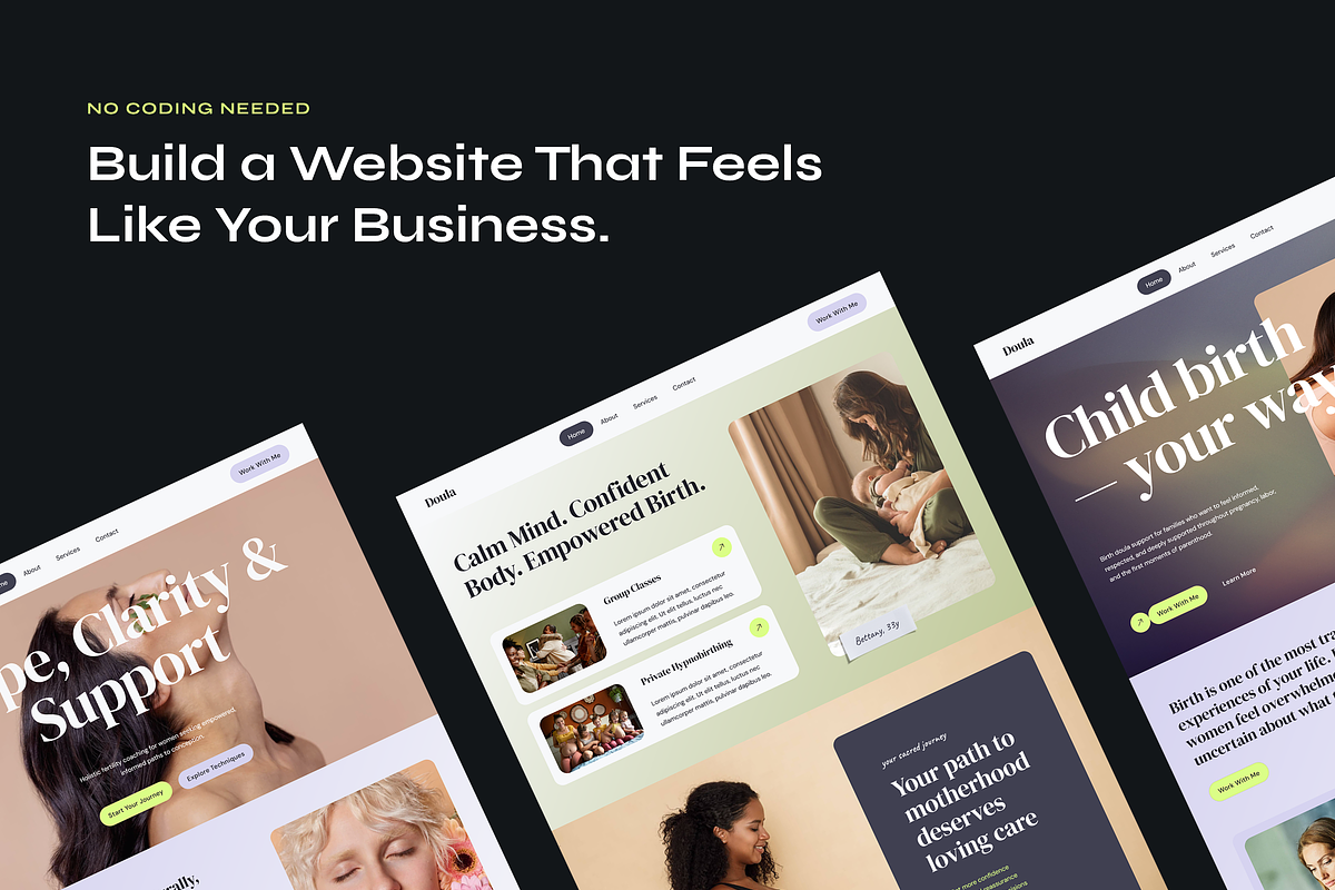 Doula Website Elementor Template, a WordPress Template by Awakened Templates (Photo 3 of 6)