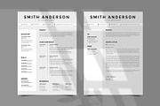 Modern Resume Cover Letter Template, a Resume Template by PixelStudio (Thumbnail 4 of 4)