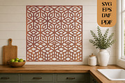Modern Geometric Wall Art SVG, an Object Graphic by DreamCafeArt (Thumbnail 4 of 4)