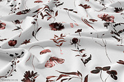 Vintage Ink- Flowers & Backgrounds, a Decorative Illustration by Les Frolova (Thumbnail 10 of 15)