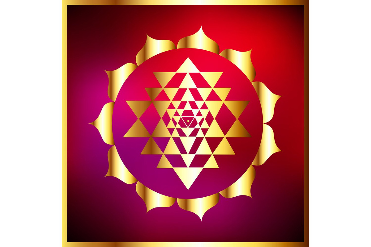 17 Sacred Indian Meditative Yantras, an Object Illustration by Kseniya-Omega (Photo 4 of 8)