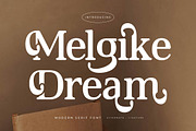 Melgike Dream Modern Serif Font, a Serif Font by Letterena Studios (Thumbnail 1 of 15)