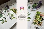 Organic Food: Watercolor Vegetables, a Food Illustration by Artcard Watercolor (Thumbnail 13 of 17)