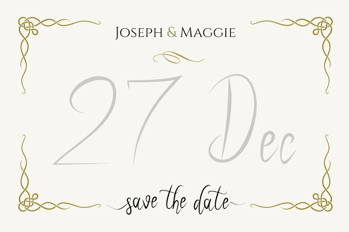 Roselind Font + Swashes & Ornaments preview 5