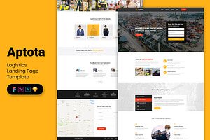 Logistics Landing Page Template