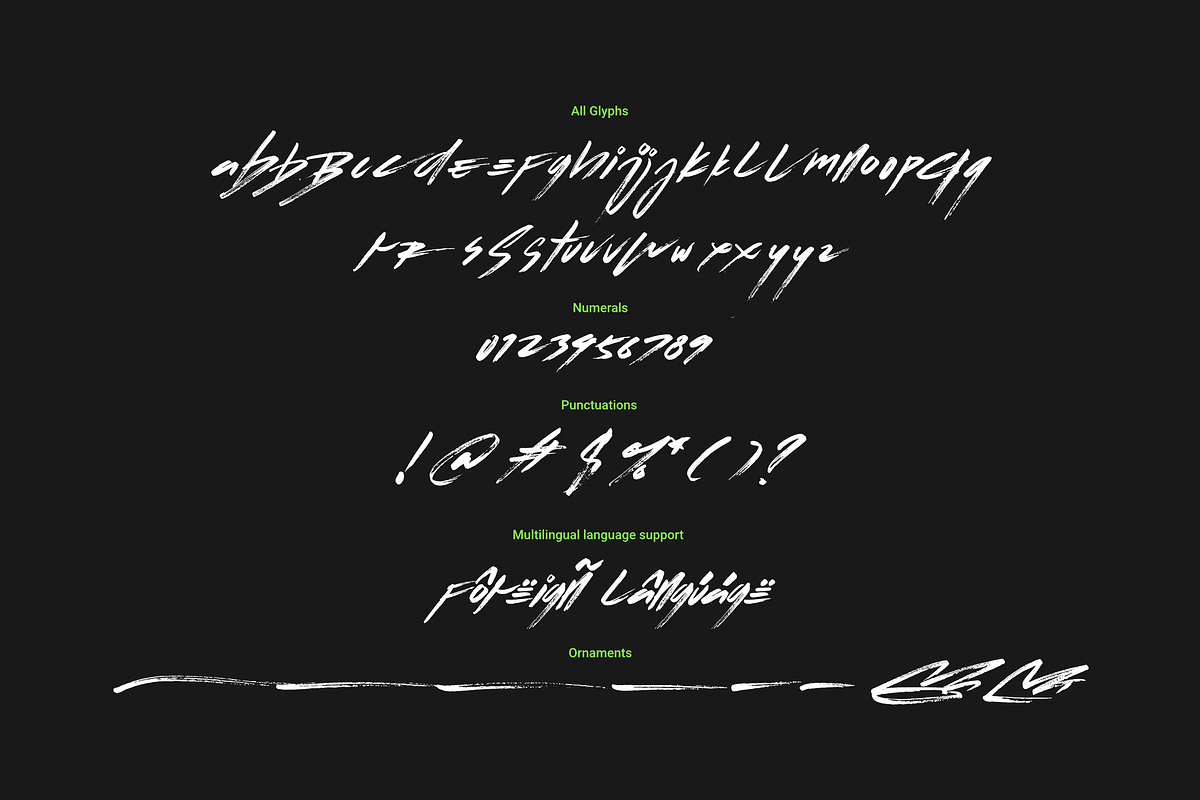Flow | Experimental Brush Font, a Handwritten Font by Ardana Creative (Photo 15 of 16)