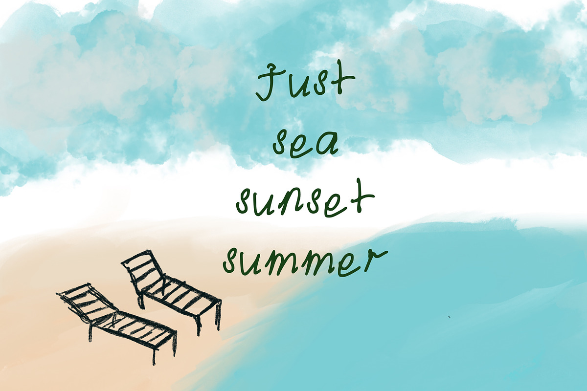 Handwritten Script Font, a Handwritten Font by elif (Photo 2 of 3)