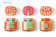 Persimmon Jam Jar Mockup Set, a Cups & Container Mockup by creatsy5 (Thumbnail 4 of 12)