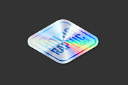 9 Vector Holographic Stickers, an Object Graphic by MaximGertsen (Thumbnail 6 of 6)