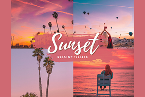 SUNSET Desktop Lightroom Presets