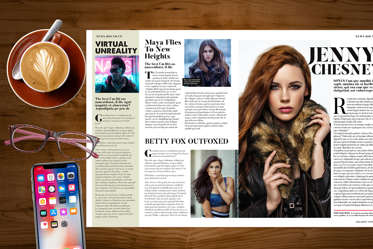Magazine Template, a Magazine Template by Red Cactus Creative (Photo 5 of 21)