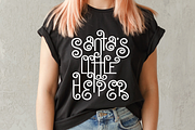 Santa's Beard Curly Christmas Font, a Font by Dancing with Ink (Thumbnail 3 of 30)