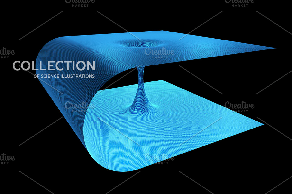 Illustrations of wormhole model., an Object Illustration by Julvil (Photo 3 of 8)