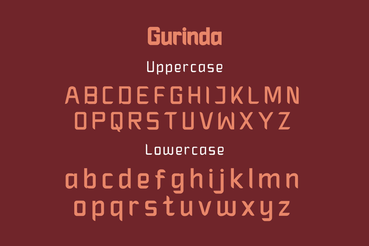 Gurinda, a Sans Serif Font by twinstd (Photo 9 of 11)
