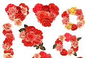 12 Vintage Rose Arrangements, an Illustration by The Digital Download Shop (Thumbnail 2 of 2)
