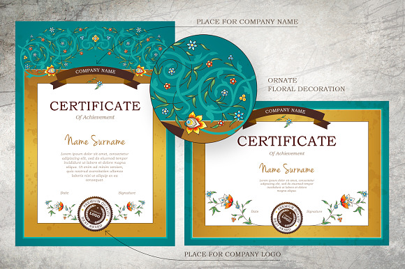 Templates Of Certificate&Frame.Vol.3 preview 5