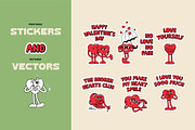 Groovy Hearts, an Object Illustration by Briddy (Thumbnail 5 of 7)
