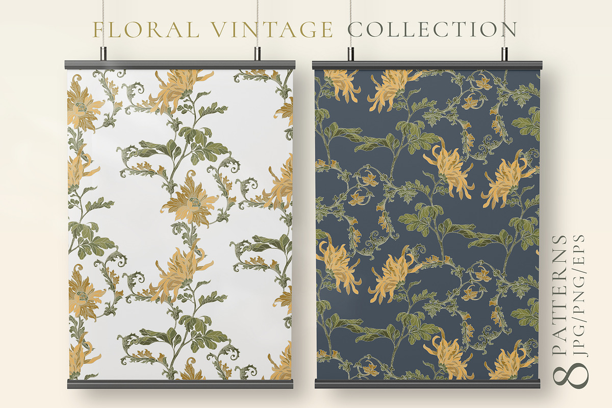 FLORAL VINTAGE COLLECTION, a Decorative Illustration by LanaDzi (Photo 4 of 10)