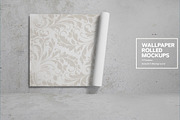 Wallpaper Rolled Mockups, a Mockup by Kongkow (Thumbnail 4 of 5)
