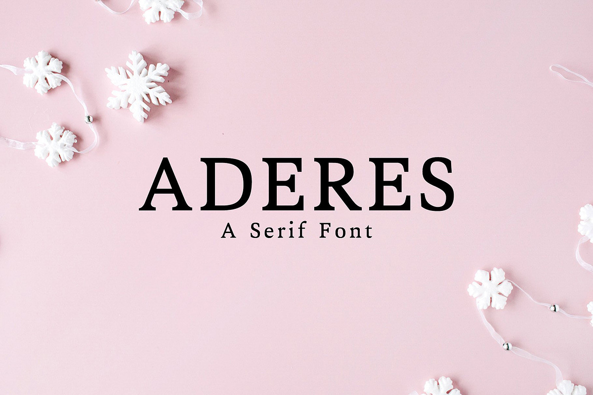 Aderes Serif 2 Font Family Pack