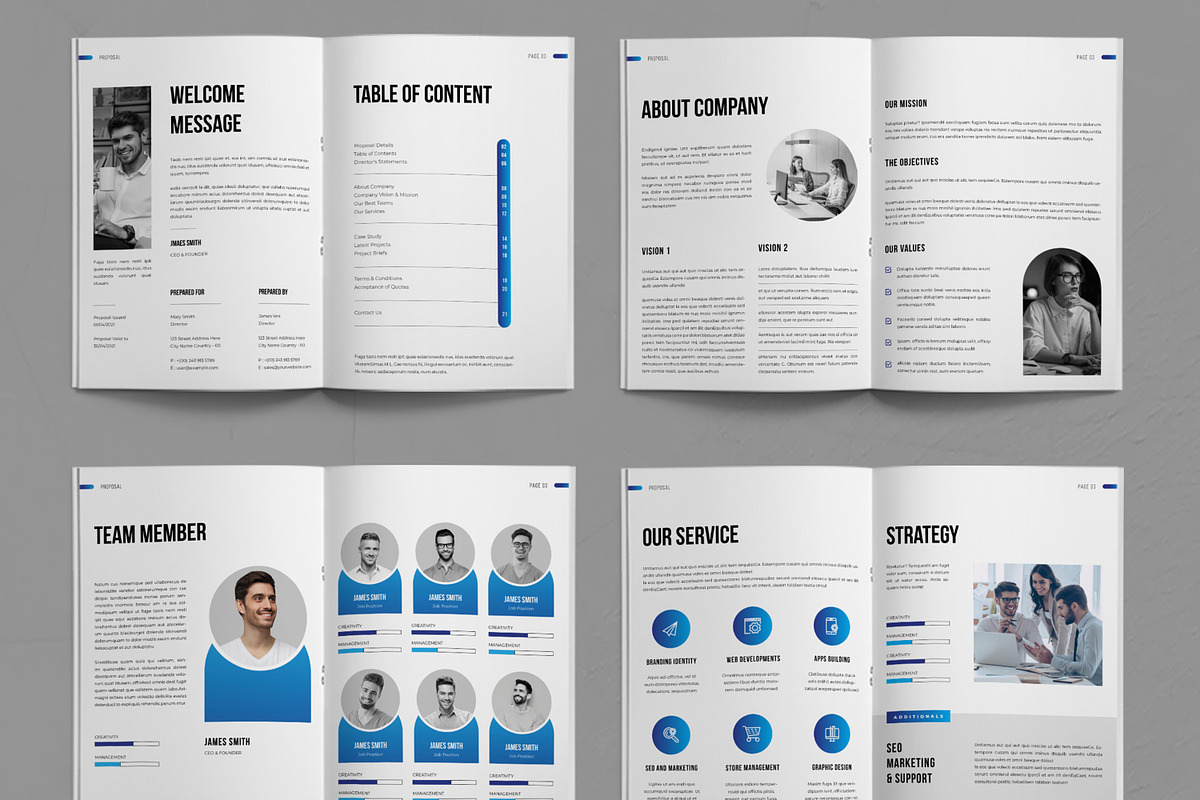 Proposal Layout, a Brochure Template by ContestDesign (Photo 3 of 4)