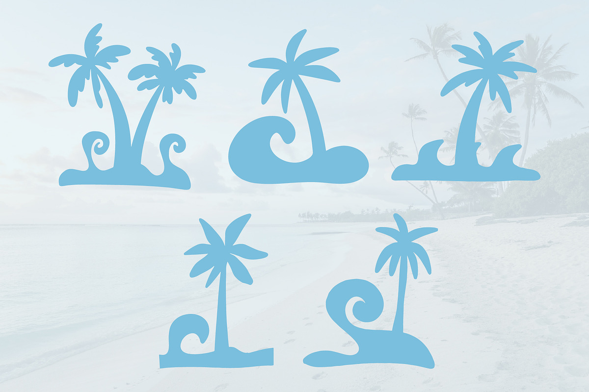 Palm tree vector design set, a Graphic by KristianStudio (Photo 7 of 8)