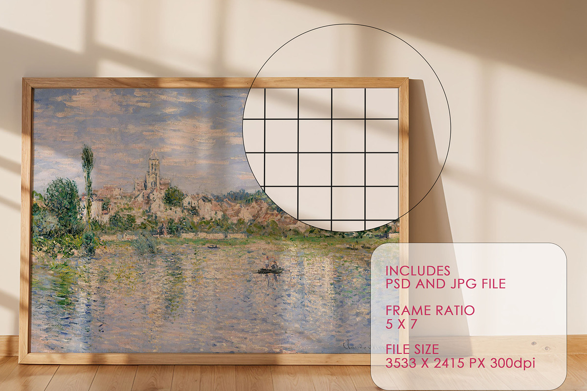Landscape Frame Mockup | 5x7 Ratio, a Household Mockup by isjakimockups (Photo 4 of 9)