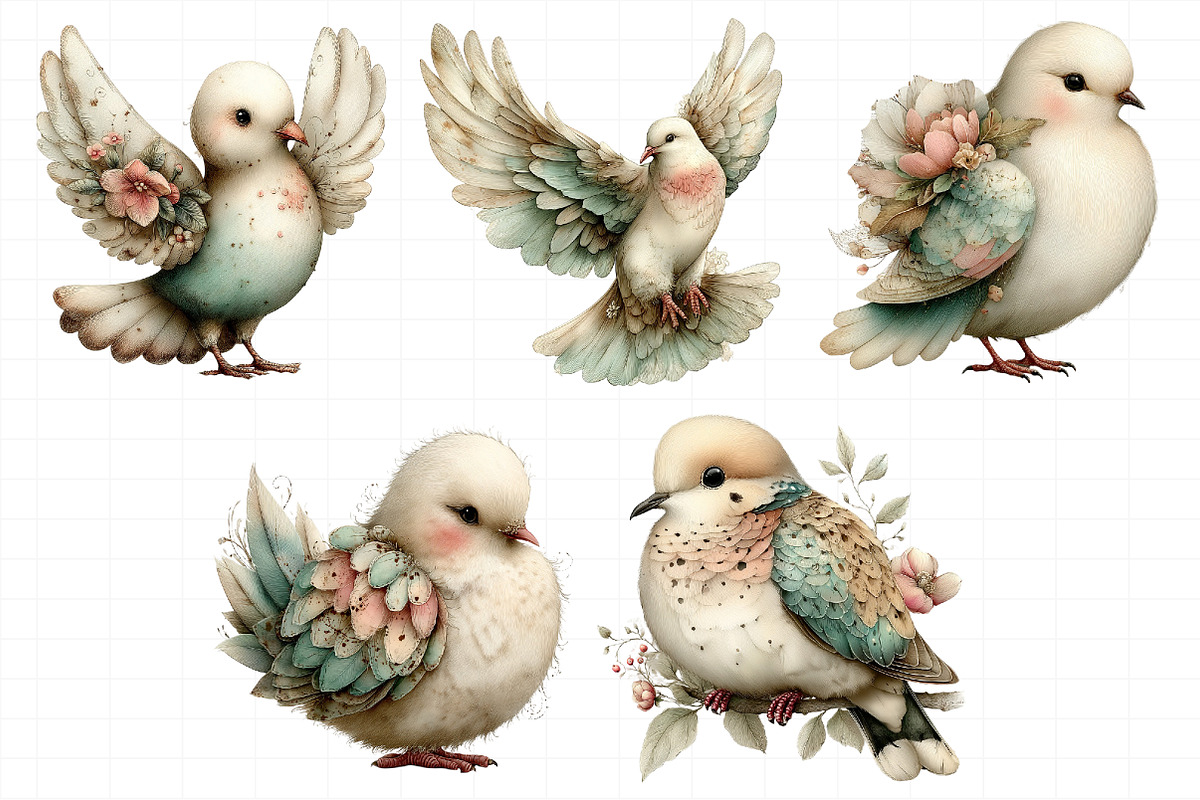 Creation Dove Clipart, an Illustration by Daily.Designs (Photo 7 of 7)