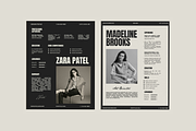 10 Resume bundle Canva Template, a Presentation Template by Amaré Creative (Thumbnail 4 of 9)