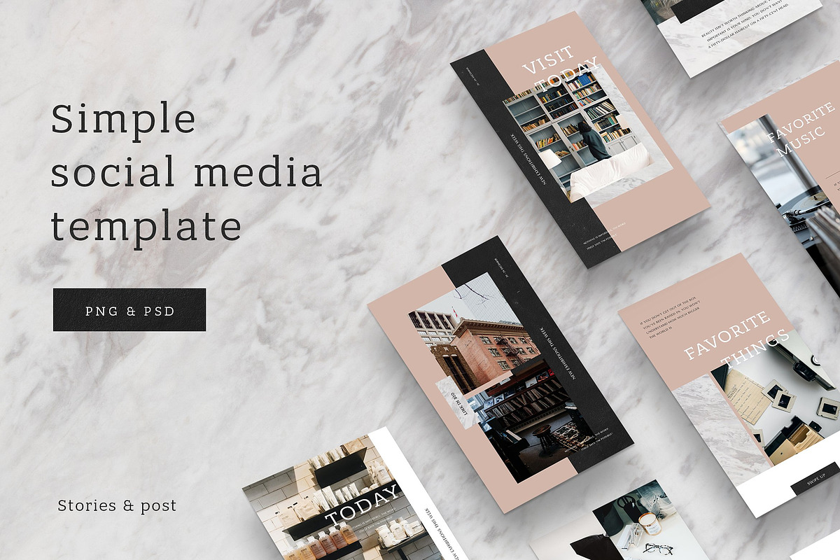 Instagram Bundle 25in1 + Free Update, a Social Media Template by Digital Breath templates (Photo 7 of 27)