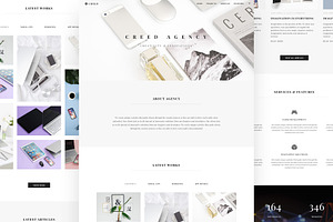 Creed Agency Portfolio HTML Template