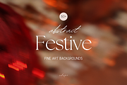 Warm Abstract Christmas Backgrounds, a Background Graphic by eclosque (Thumbnail 2 of 34)