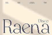 Raena Disco, a Serif Font by Craft Supply Co. (Thumbnail 1 of 8)