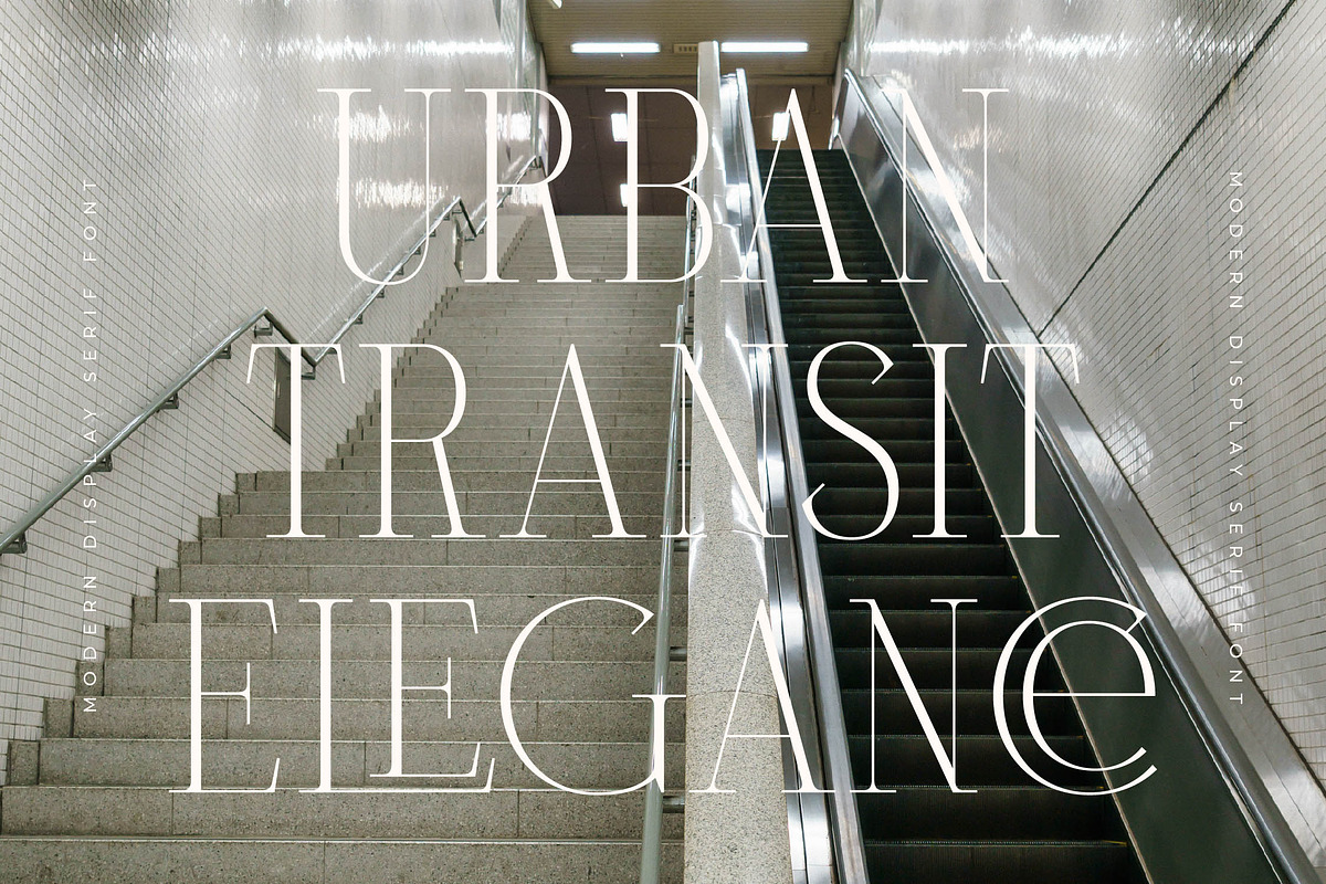 Milegance Modern Display Serif, a Serif Font by Letterena Studios (Photo 6 of 15)