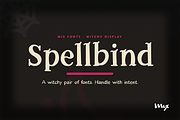 Spellbind — A Witchy Font Duo, a Sans Serif Font by Mix Fonts (Thumbnail 1 of 15)